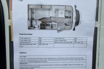 T135 - specifikace vystaveného vozu