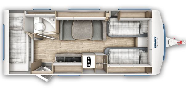Fendt Bianco Activ 550 KMG - půdorys