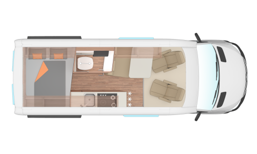 Weinsberg X-PEDITION 600 MQ - půdorys