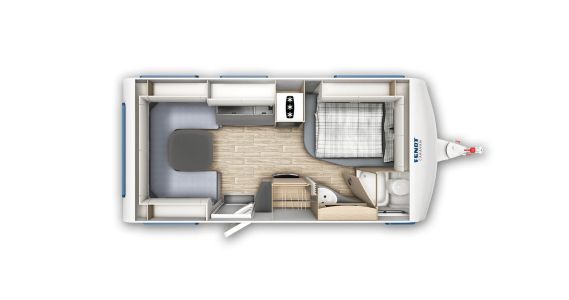 Fendt Apero 465 SFB - půdorys