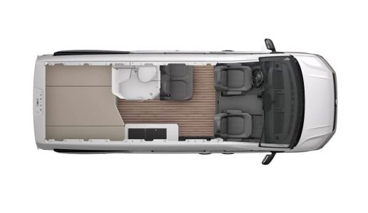 Volkswagen Grand California 680 - půdorys