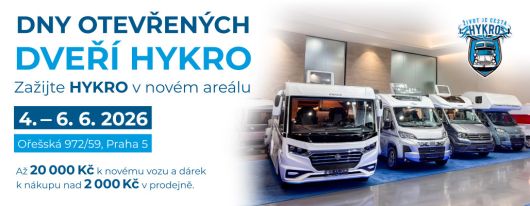 HYKRO DNY OTEVŘENÝCH DVEŘÍ – vše pro karavaning na jednom místě