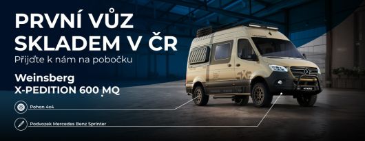 Nový Weinsberg X-PEDITION 600 MQ: Když cesta nekončí tam, kde končí asfalt