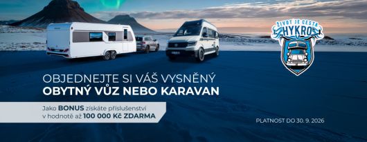 Objednejte si nový obytný vůz nebo karavan přesně podle svých představ